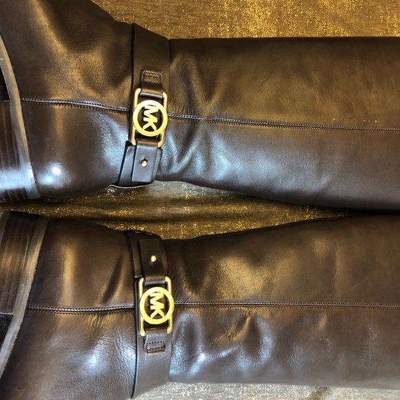Michael Kors Dark Coffee Riding Boots (size 7) - Picture 3 of 8